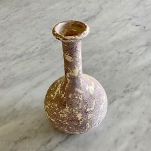 Found looking vessel vase cream & mauve